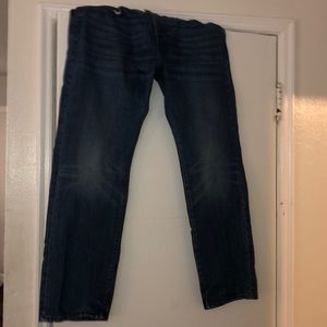 H&M blue straight leg denim jeans